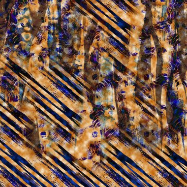 Karışık iz kalıpları, zincirli leopar deseni