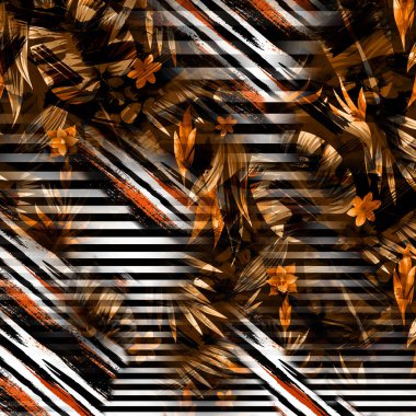 Yüzey Şablonları Çalışmaları ve Kolaj Moda Şablonları, Tekstil İzleri