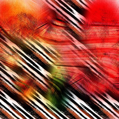 Karışık iz kalıpları, zincirli leopar deseni