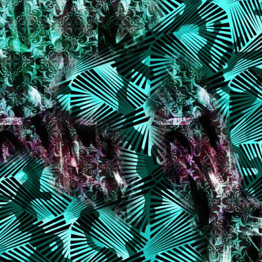 Renkli moda desenleri, tekstil desenleri