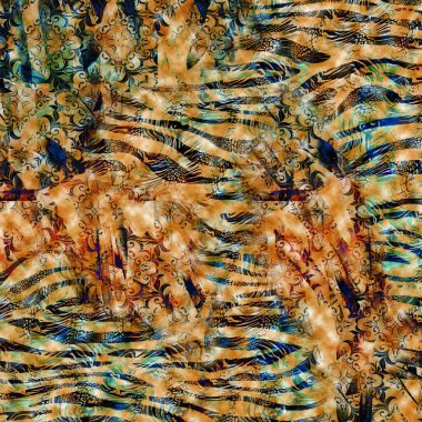 Modern moda tekstil desenleri