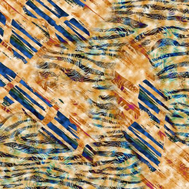 Modern moda tekstil desenleri