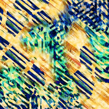 kombinasyon moda tekstil desenleri