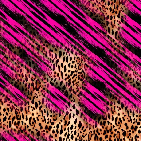 Tisknout Textilní Potisk Vzor Tvarované Polštáře Šaty Vzor Design Leopard — Stock fotografie