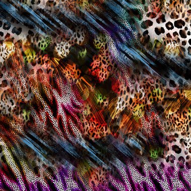 Yüzey Şablonları Çalışmaları ve Kolaj Moda Şablonları, Tekstil İzleri