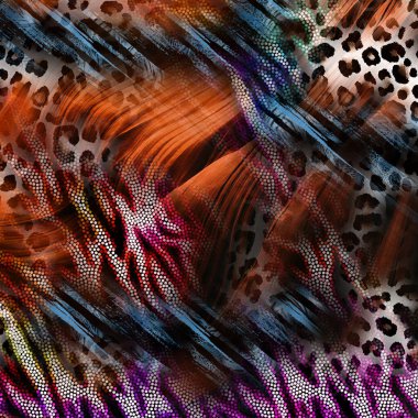 Yüzey Şablonları Çalışmaları ve Kolaj Moda Şablonları, Tekstil İzleri