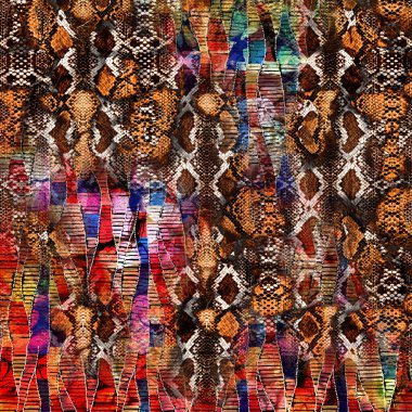 İnanılmaz kumaş arkaplan, tebrik kartı ve tekstil baskısı için botanik kompozisyonu soyut arka plan - İllüstrasyon