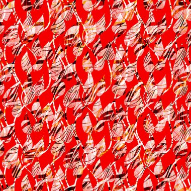 Moda baskısı, geometrik şekilli soyut leopar derisi