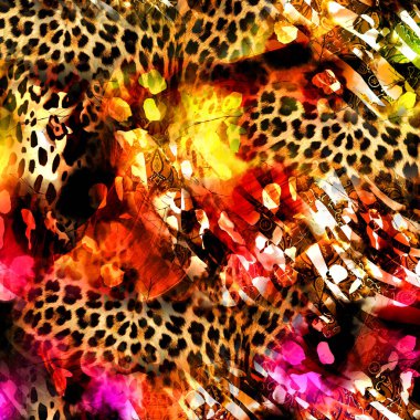 Hayvan izi, leopar desenli arka plan, leopar desenli iz, leopar desenli arka plan.