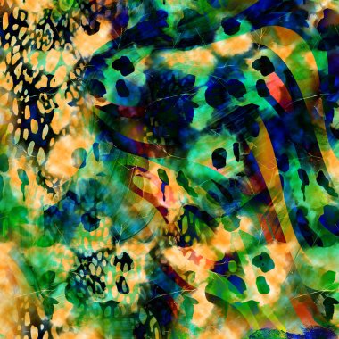 tekstil baskı kalıpları, modern karışık tasarımlar