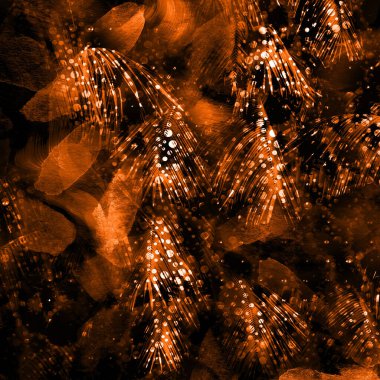 Karışık iz kalıpları, zincirli leopar deseni