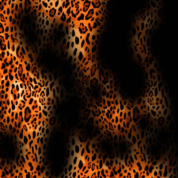 Modelli Stampa Misti Modello Leopardo Incatenato — Foto Stock