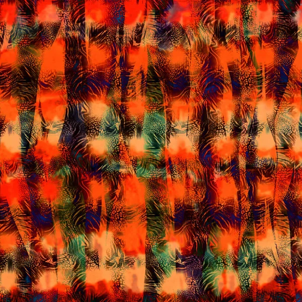 Fabric Print Pattern Multicolor 패턴이죠 포스터 팜플렛 플라이어 카드를 크리에이티브 — 스톡 사진