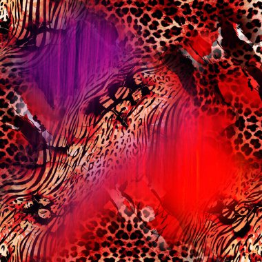 soyut güzel renkli kombinasyon deseni