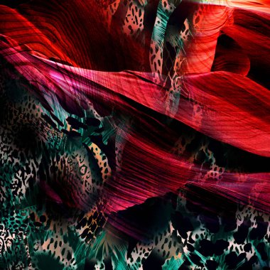 tekstil baskı kalıpları, modern karışık tasarımlar