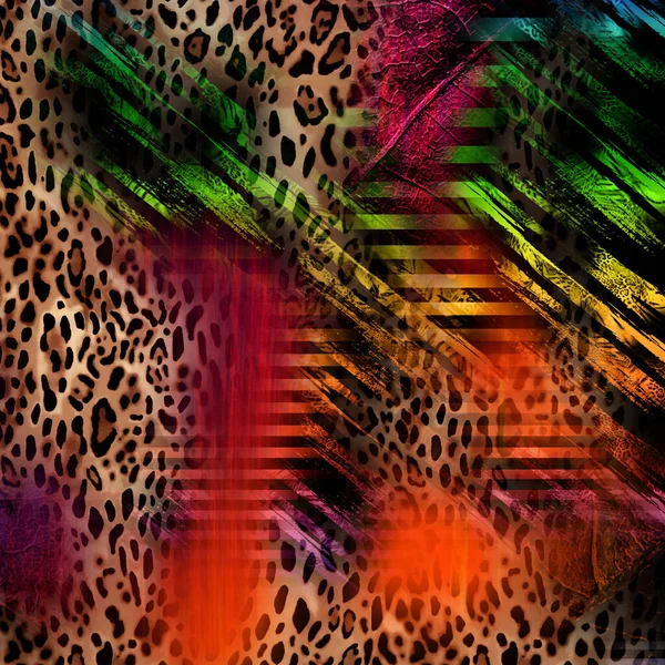 Abstrakt Vacker Färgstark Kombination Mönster — Stockfoto
