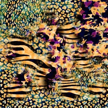 Yazdırma, Tekstil Kumaşı Yazdırma Şablonu, Yastık Tasarımı, Giysi Tasarımı, Leopar, Kamuflaj, Zebra, Barok ve Kombinasyon Desenleri.
