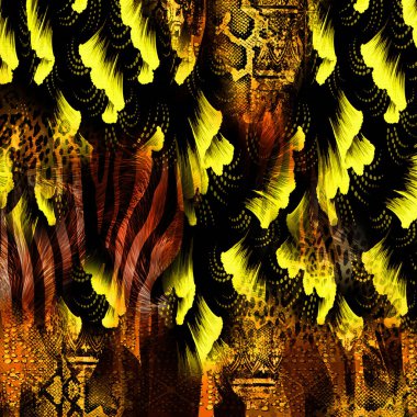 soyut güzel renkli kombinasyon deseni