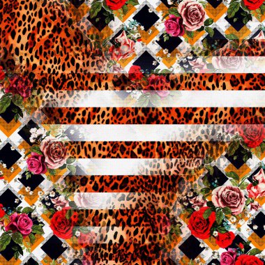 Yazdırma, Tekstil Kumaşı Yazdırma Şablonu, Yastık Tasarımı, Giysi Tasarımı, Leopar, Kamuflaj, Zebra, Barok ve Kombinasyon Desenleri.