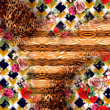 Yazdırma, Tekstil Kumaşı Yazdırma Şablonu, Yastık Tasarımı, Giysi Tasarımı, Leopar, Kamuflaj, Zebra, Barok ve Kombinasyon Desenleri.