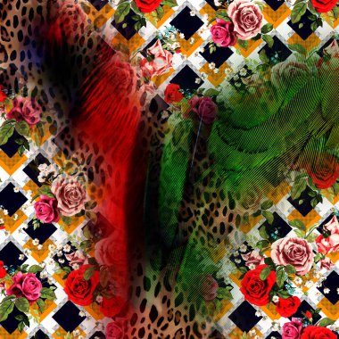 Yazdırma, Tekstil Kumaşı Yazdırma Şablonu, Yastık Tasarımı, Giysi Tasarımı, Leopar, Kamuflaj, Zebra, Barok ve Kombinasyon Desenleri.