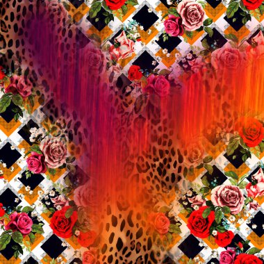 Yazdırma, Tekstil Kumaşı Yazdırma Şablonu, Yastık Tasarımı, Giysi Tasarımı, Leopar, Kamuflaj, Zebra, Barok ve Kombinasyon Desenleri.