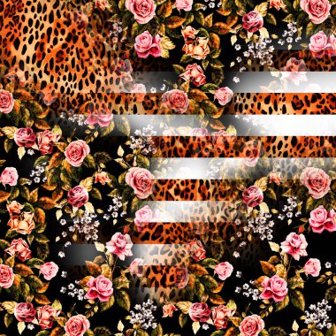 Yazdırma, Tekstil Kumaşı Yazdırma Şablonu, Yastık Tasarımı, Giysi Tasarımı, Leopar, Kamuflaj, Zebra, Barok ve Kombinasyon Desenleri.