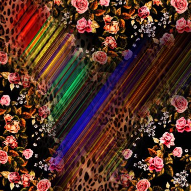 tekstil baskı kalıpları, modern karışık tasarımlar