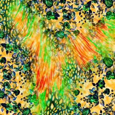 tekstil baskı kalıpları, modern karışık tasarımlar