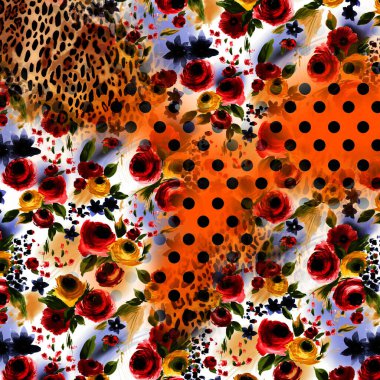 tekstil baskı kalıpları, modern karışık tasarımlar