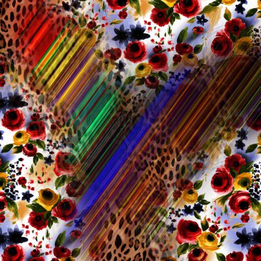 tekstil baskı kalıpları, modern karışık tasarımlar