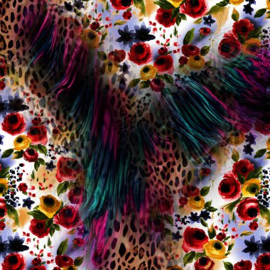 tekstil baskı kalıpları, modern karışık tasarımlar