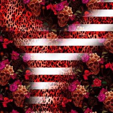 tekstil baskı kalıpları, modern karışık tasarımlar