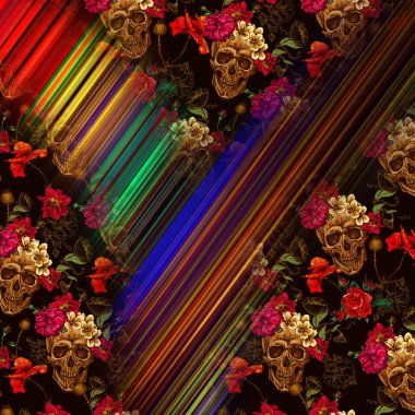 tekstil baskı kalıpları, modern karışık tasarımlar