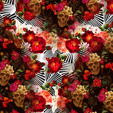 Karışık iz kalıpları, zincirli leopar deseni