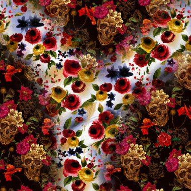 Karışık iz kalıpları, zincirli leopar deseni