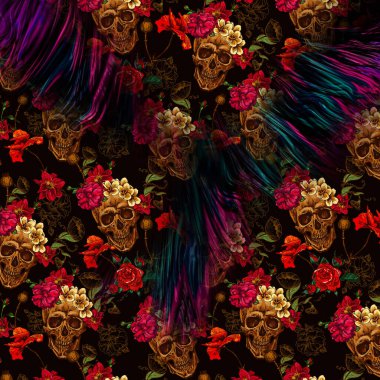 Karışık iz kalıpları, zincirli leopar deseni