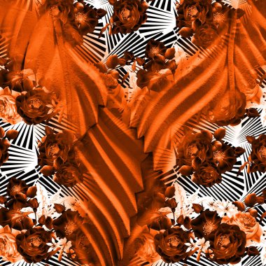 Kumaş desenli. Renkli arka plan. Renkli desen. Poster, broşür, el ilanı ve kart için yaratıcı grafik tasarımı. Eşsiz duvar kâğıdı. Ağ, kumaş ve albüm kapağı için arkaplan.