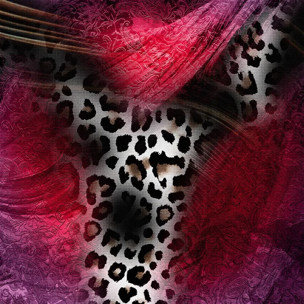 Μοντέρνο Σχέδιο Αφηρημένο Δέρμα Λεοπάρδαλης Γεωμετρικά Σχήματα — Φωτογραφία Αρχείου