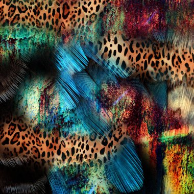 soyut güzel renkli kombinasyon deseni