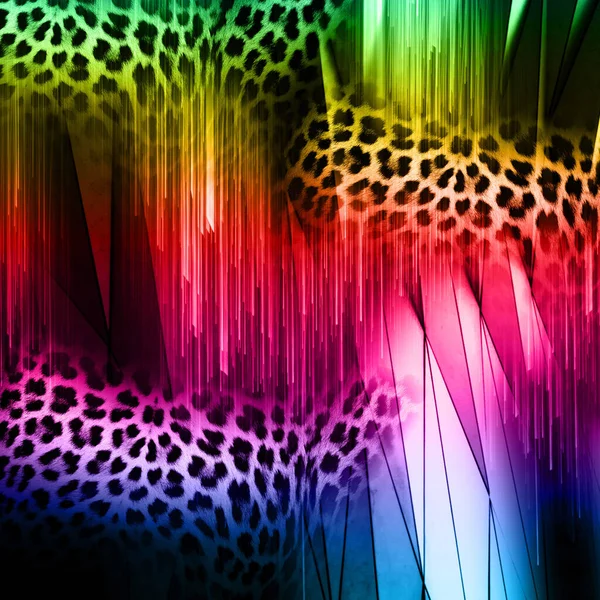자연적 형태의 색깔의 질감을 웨이브 줄무늬 사파리 감받은 형태의 그림을 — 스톡 사진