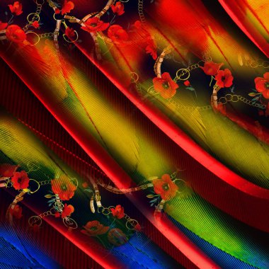 Karışık iz kalıpları, zincirli leopar deseni