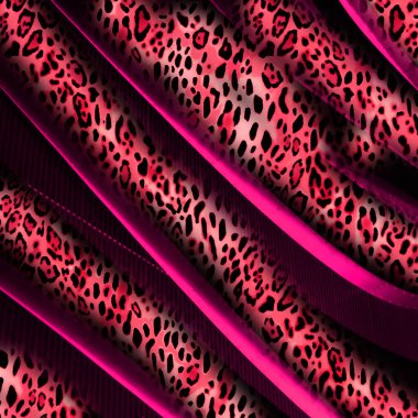 Karışık iz kalıpları, zincirli leopar deseni