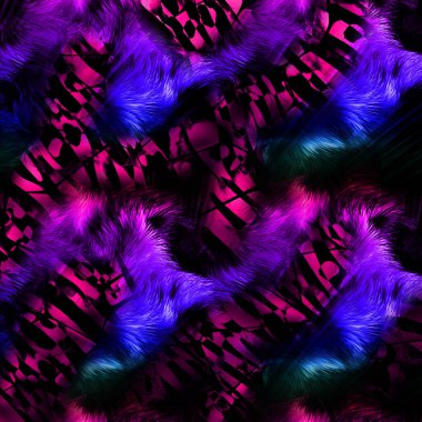 Renkli moda desenleri, tekstil desenleri