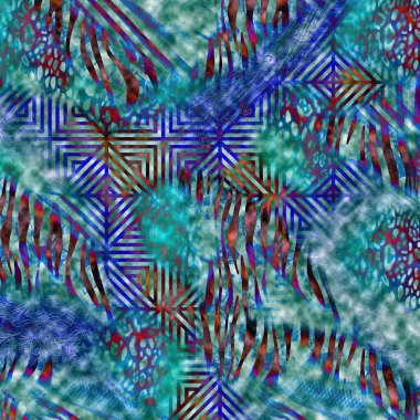 soyut güzel renkli kombinasyon deseni