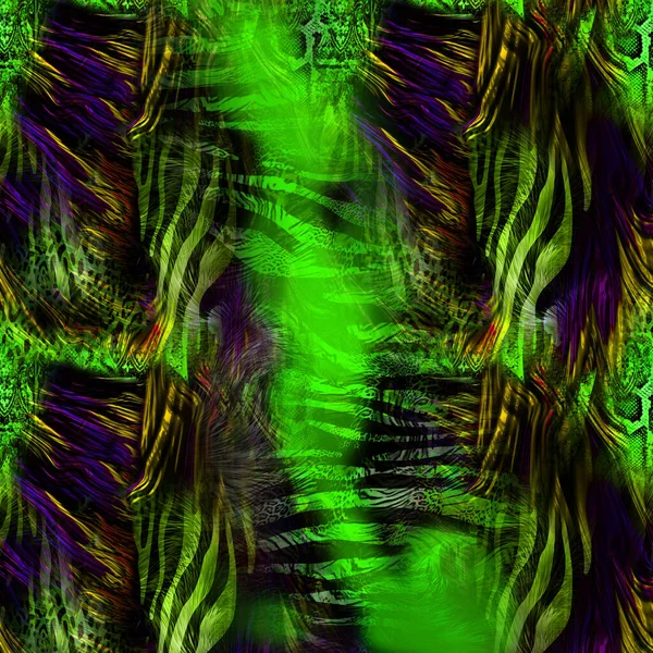 Ацтеки Ikat Background Геометричний Живопис Сепії Колишній Ікатський Текстиль Ацтекська — стокове фото