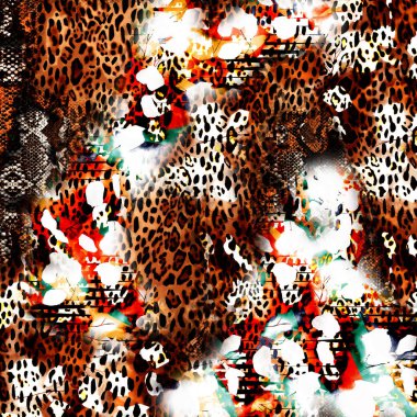 soyut güzel renkli kombinasyon deseni