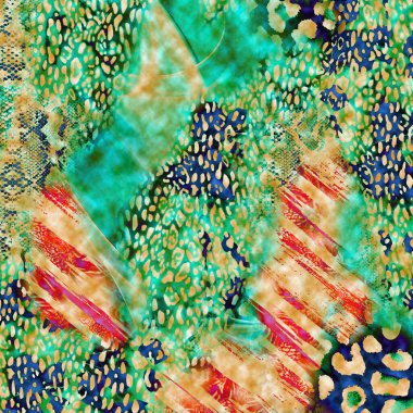 soyut güzel renkli kombinasyon deseni