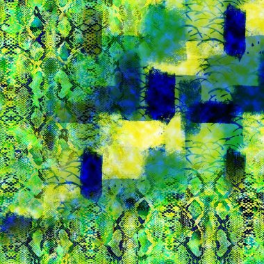 soyut güzel renkli kombinasyon deseni