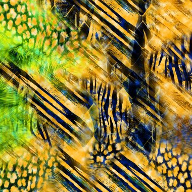 modern karışık baskı deseni, tekstil tasarımı